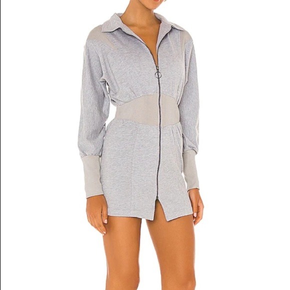 Lovers + Friends Dresses & Skirts - Carolina Cotton Mini Dress in Heather GreyLovers and Friends
